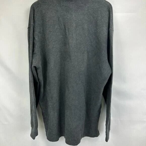 Polo by Ralph Lauren Men's Quarter Zip Gray Sweater XLT - Picture 2 of 5